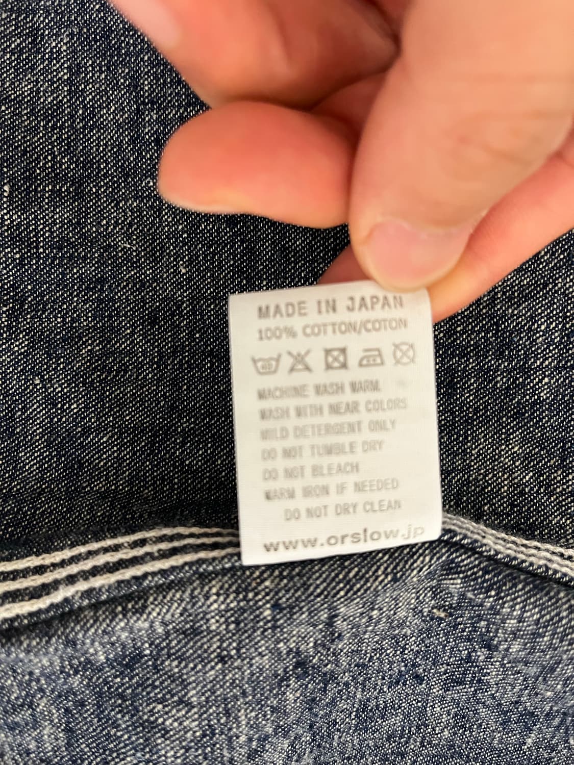 오어슬로우[ORSLOW]  50's Coverall Denim One W 상품이미지4
