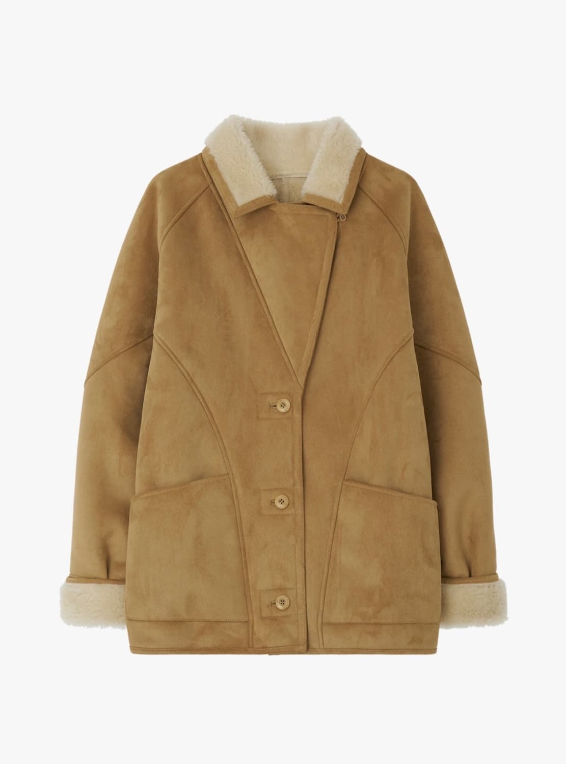 SHEARLING COAT / BEIGE 상품이미지4