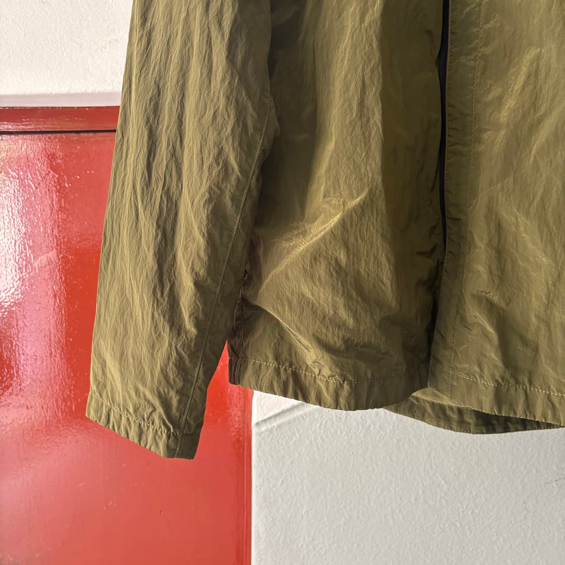 17FW 스톤아일랜드 올리브 나일론 메탈 셔츠 상품이미지7