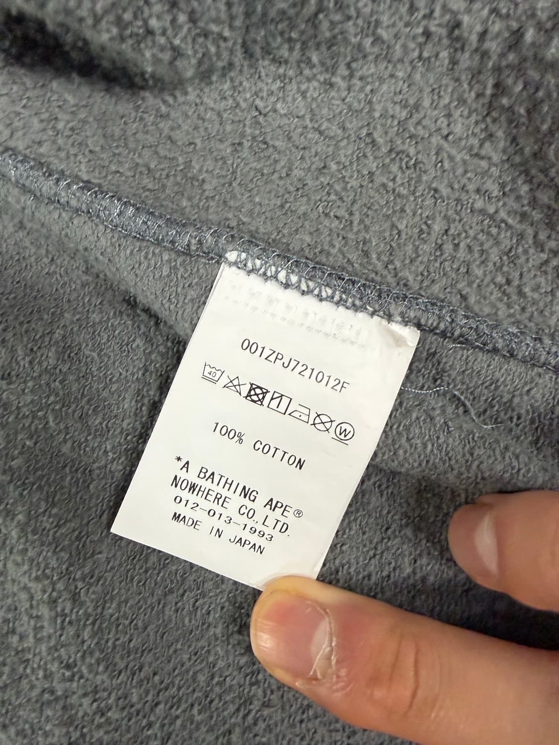 베이프 후드집업 L 상품이미지7