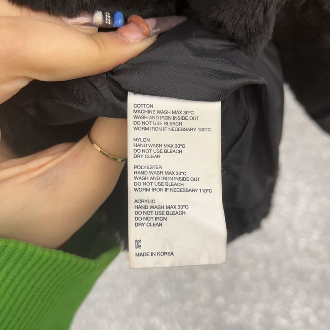 키르시 스트릿 모던시크 핀터감성 퍼 자켓 1 C07762 상품이미지6