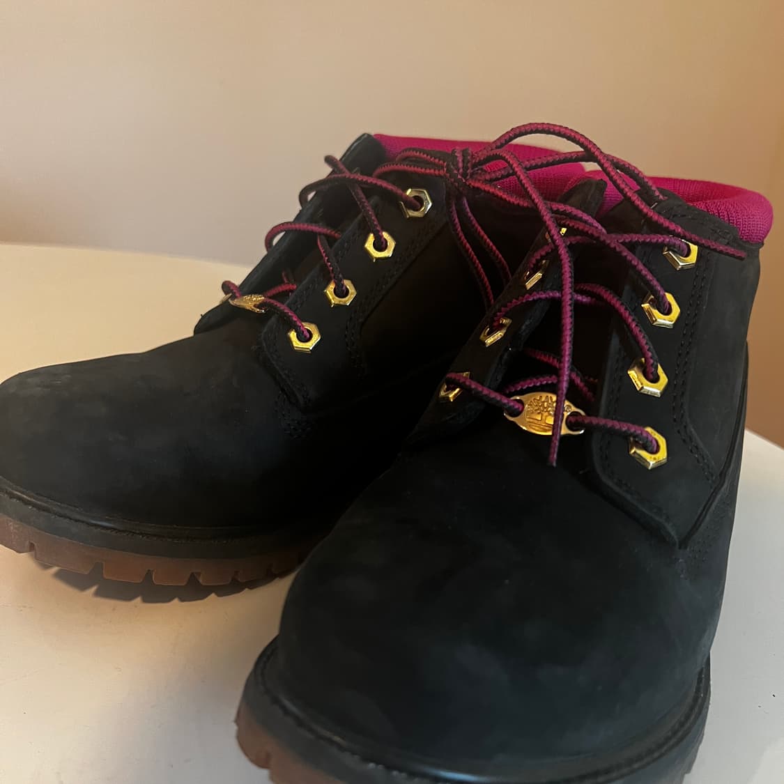 팀버랜드 넬리 추카 부츠 블랙 핑크 상품이미지5