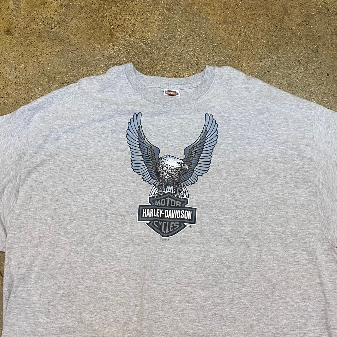 미국 빈티지 할리데이비슨 독수리 프린팅 빅사이즈 반팔티 티셔츠 상품이미지2