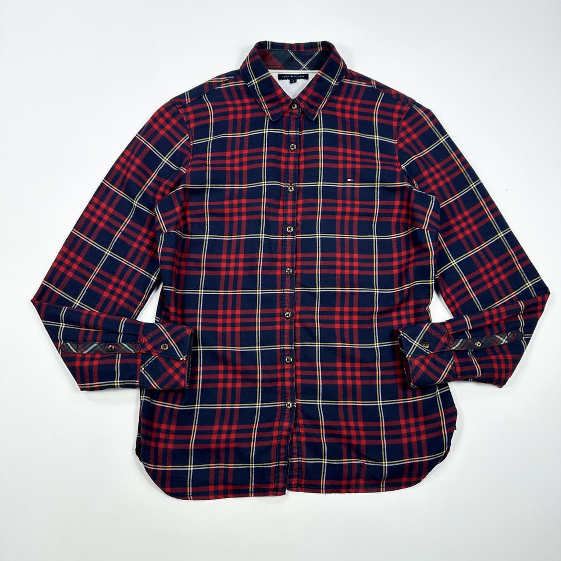 타미힐피거 플래그 타탄 체크셔츠 (XS 여성추천) 상품이미지2