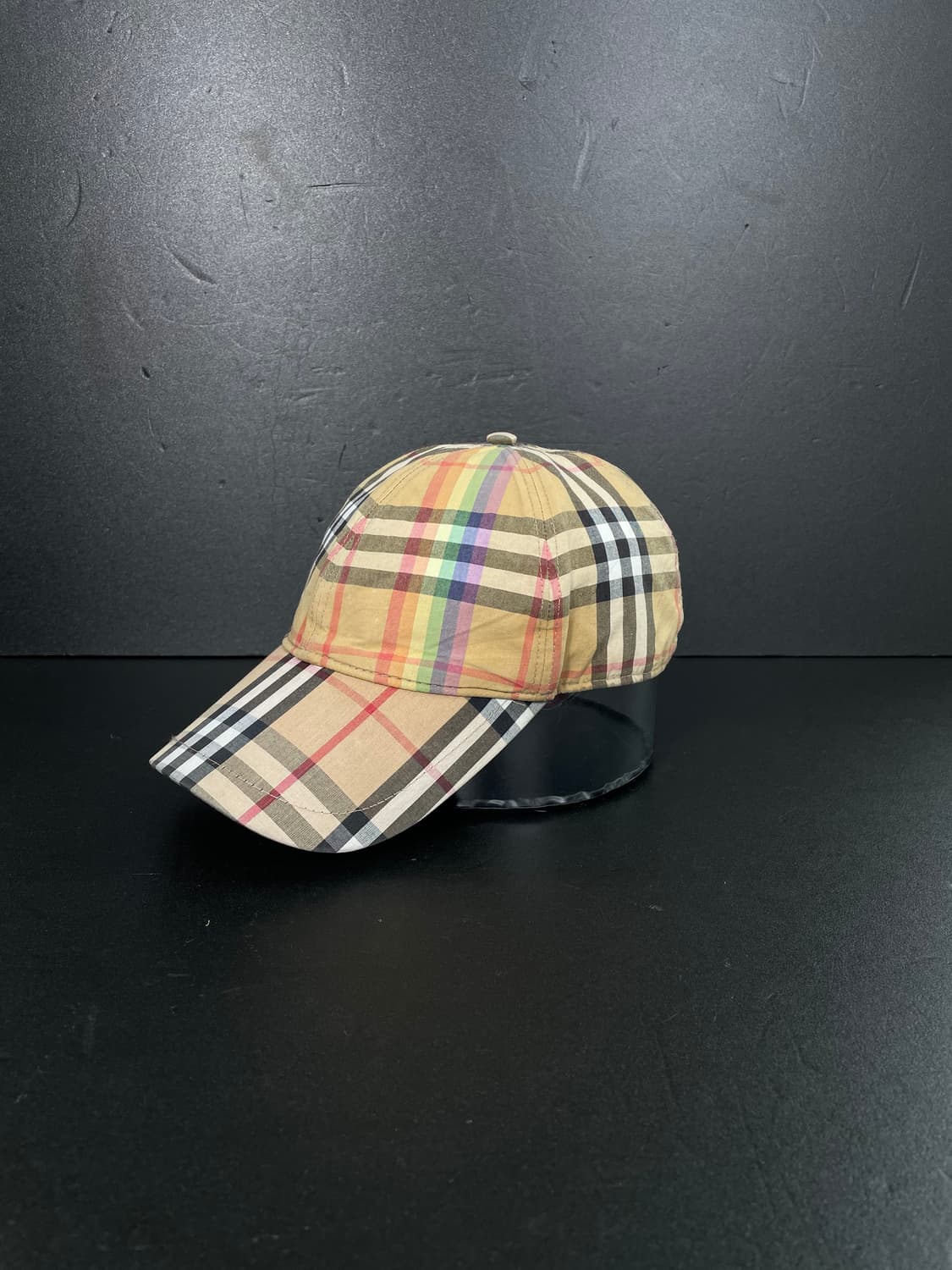 [S] 버버리 레인보우 노바 체크 볼캡 상품이미지4