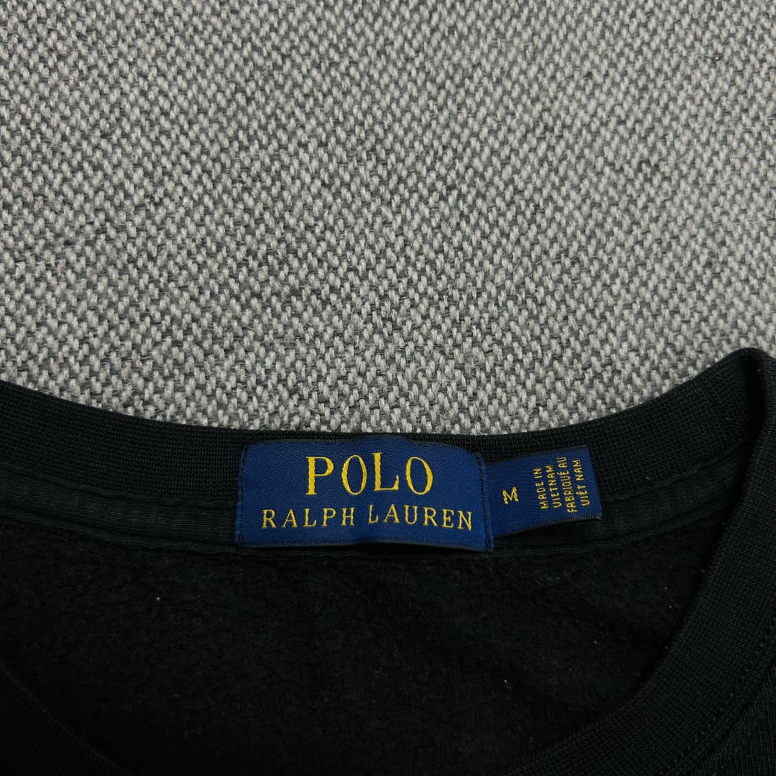 폴로 화이트포니 블랙 맨투맨(M) 상품이미지2