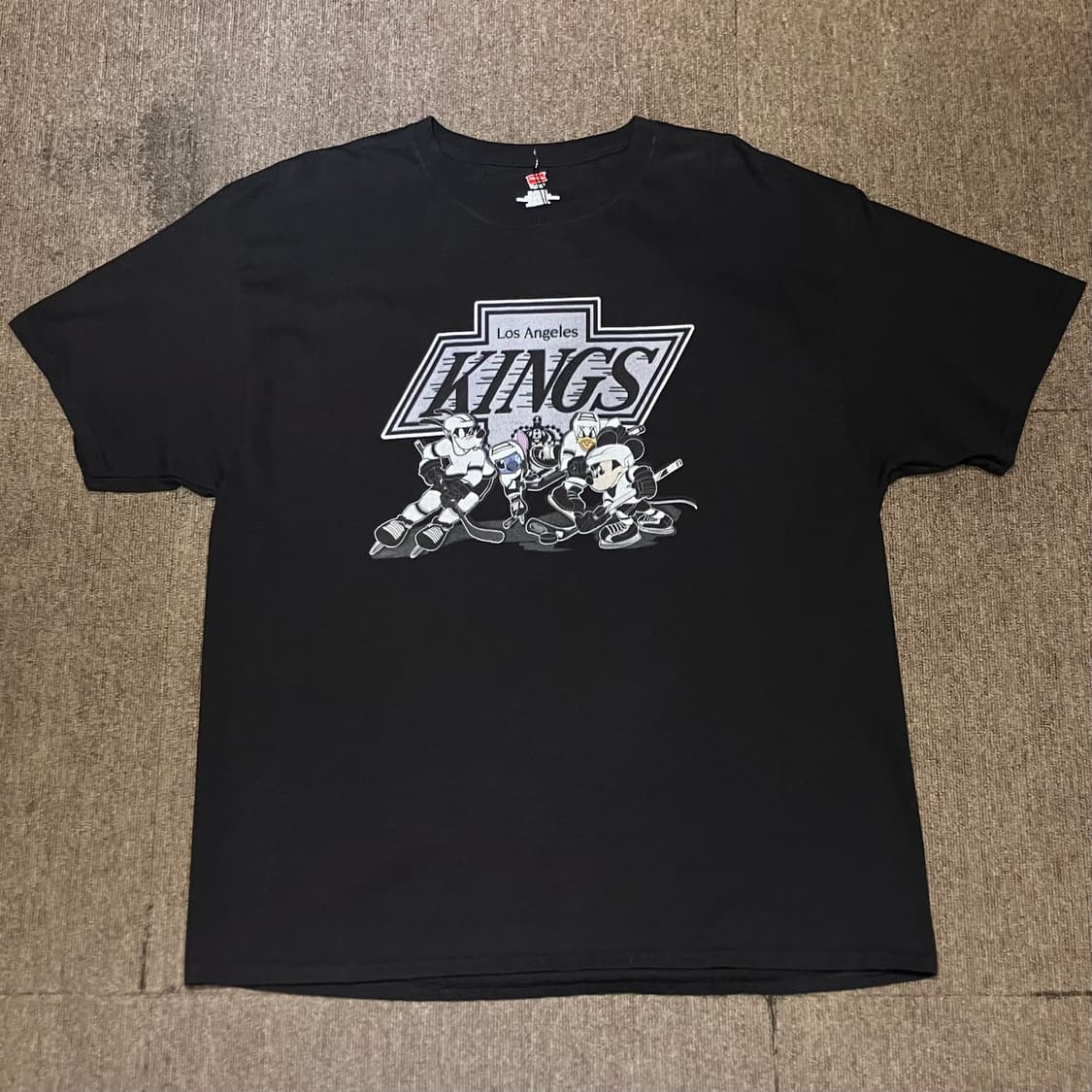 (XL) Hanes 헤인즈 로스엔젤레스 킹스 디즈니 프린팅 반팔티 상품이미지6
