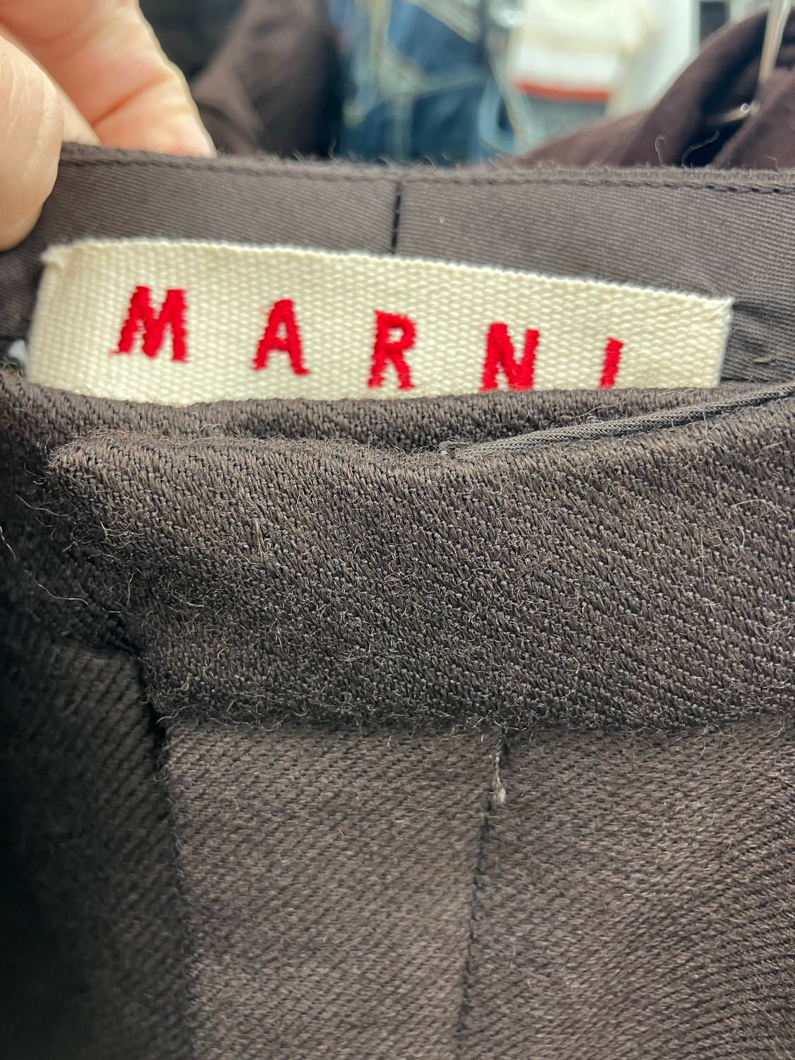 마르니 오브제 트리밍 미디 스커트 상품이미지5