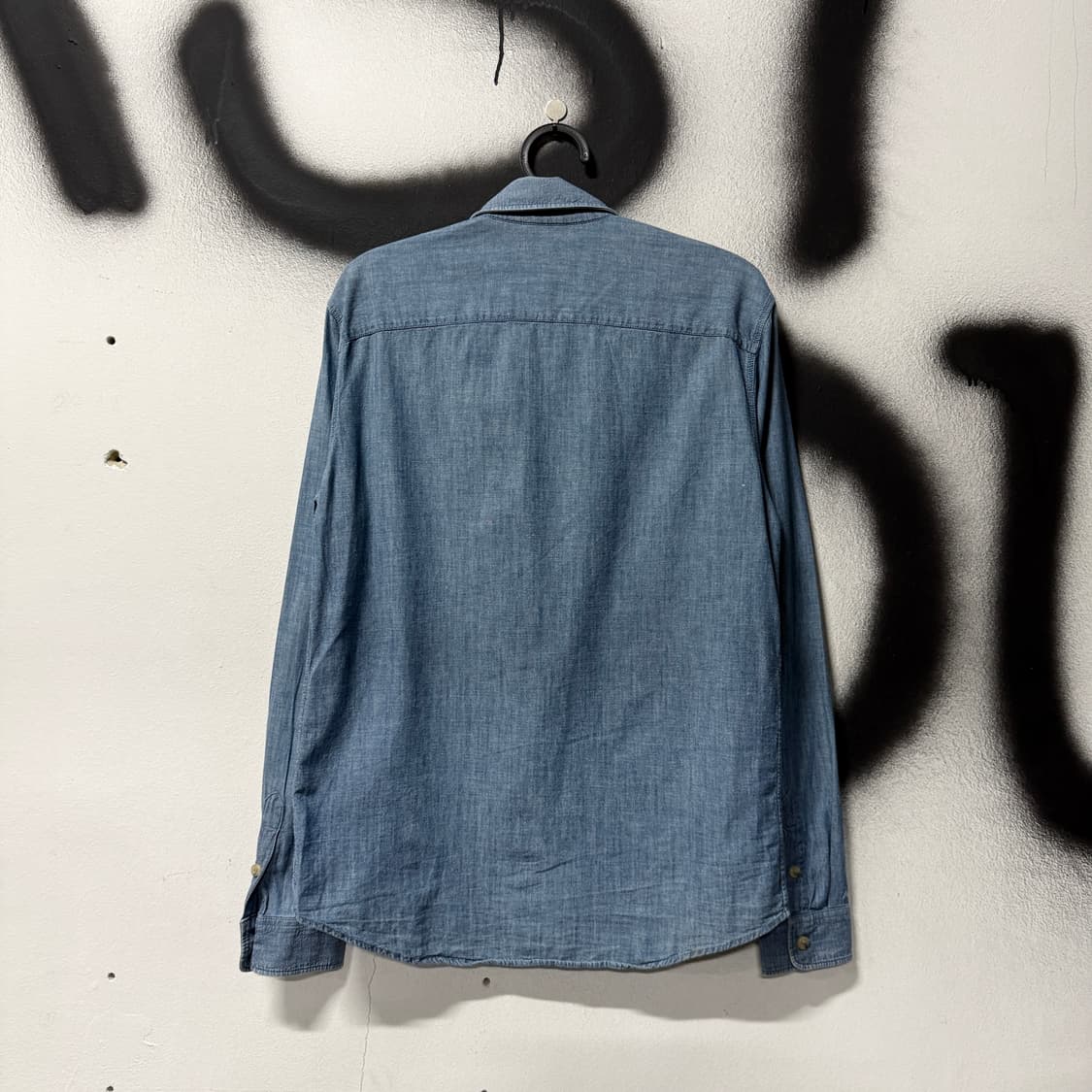 정품 APC 아페쎄 더블 포켓 데님 긴팔 셔츠 상품이미지2