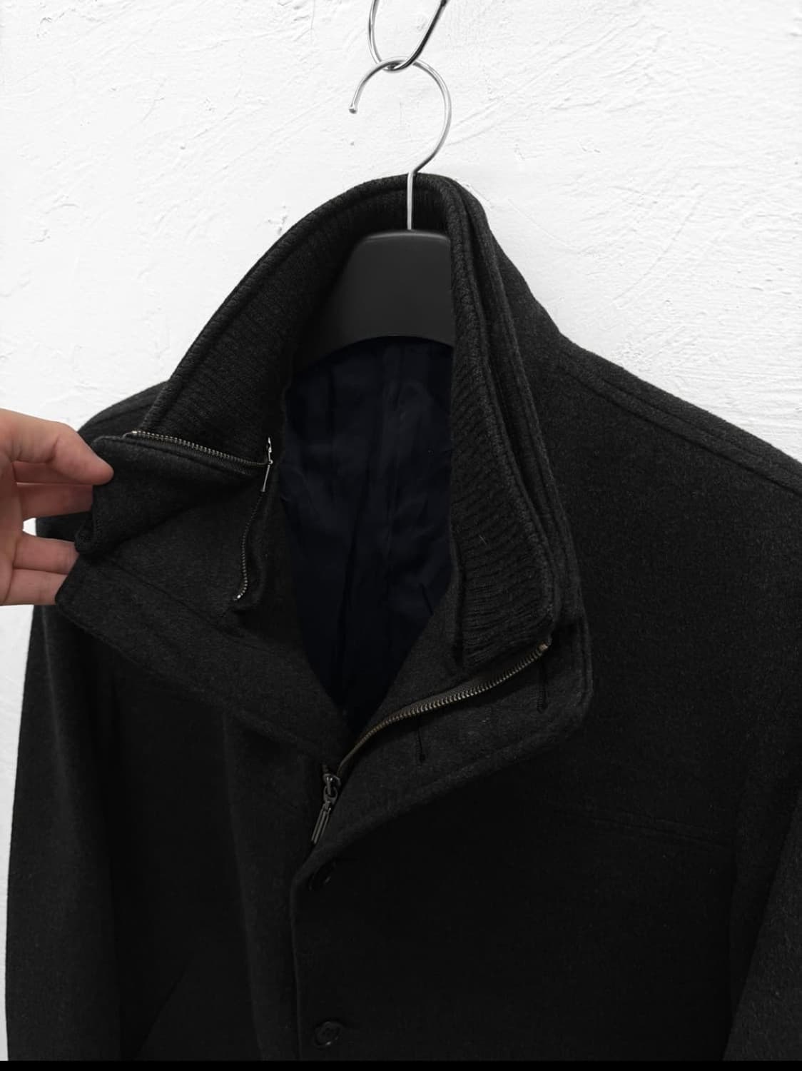 kansai yamamoto 캐시미어 울 하프 코트 상품이미지2