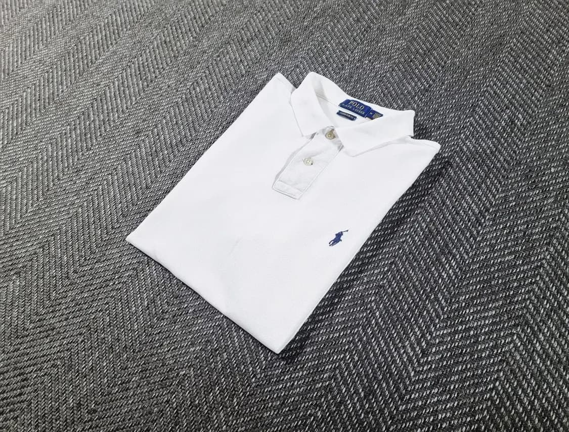 QR 폴로 랄프로렌 화이트 반팔 카라티 상품이미지4