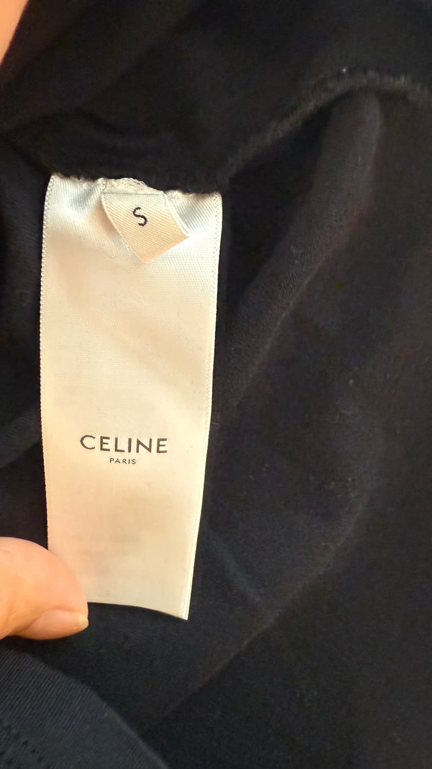 Celine 셀린느 쇼인비테이션 블랙  반팔티셔츠 상품이미지4