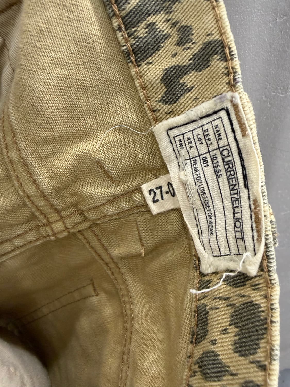 커렌트 엘리엇 레오파드 숏팬츠 27 상품이미지4