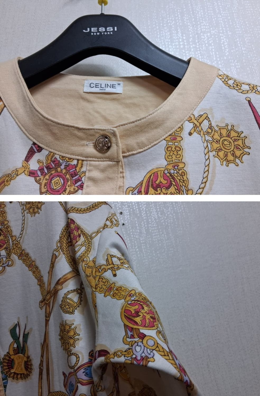 셀린느 가디건  패턴 면가디건 실켓면 여성77
면100 % 일본산 셀린느 상품이미지3