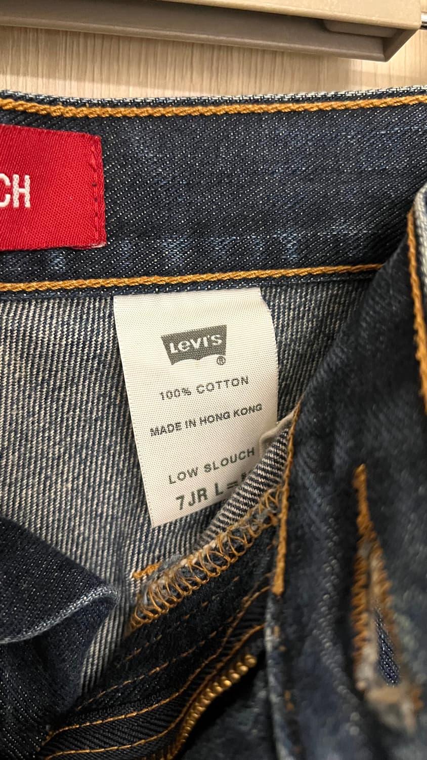 2000s Levi’s low slouch 로우라이즈 데님 쇼츠 청반바지 상품이미지5