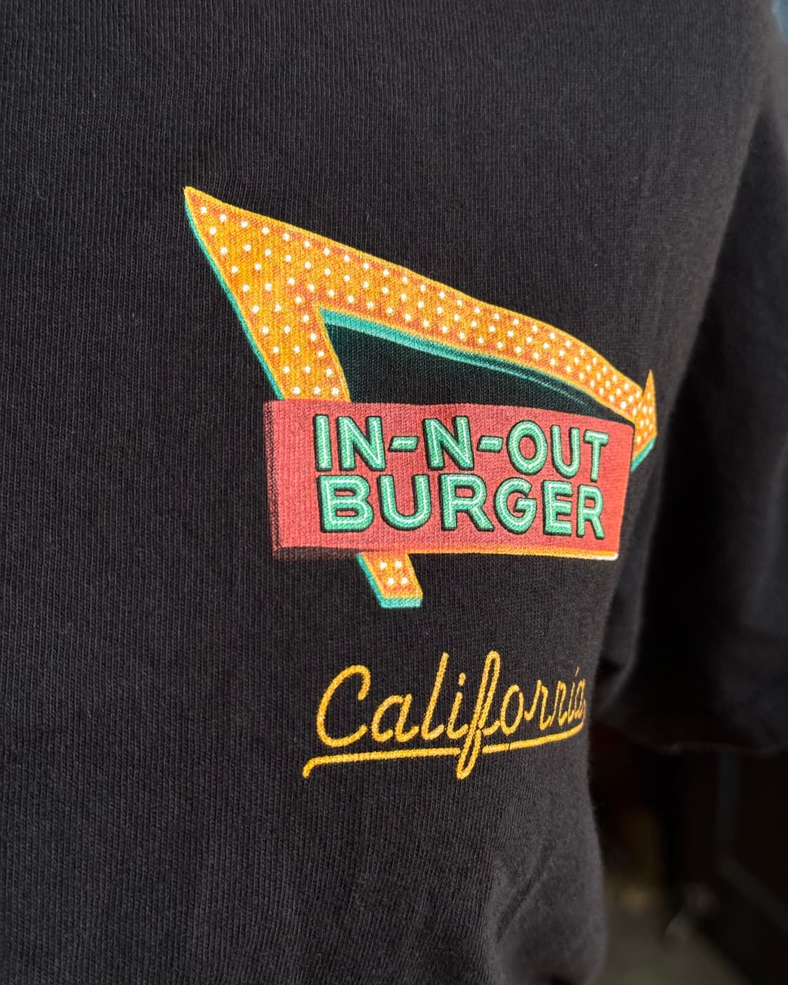 인앤아웃버거 인앤아웃버거 캘리포니아 그래픽 티셔츠 S 상품이미지9