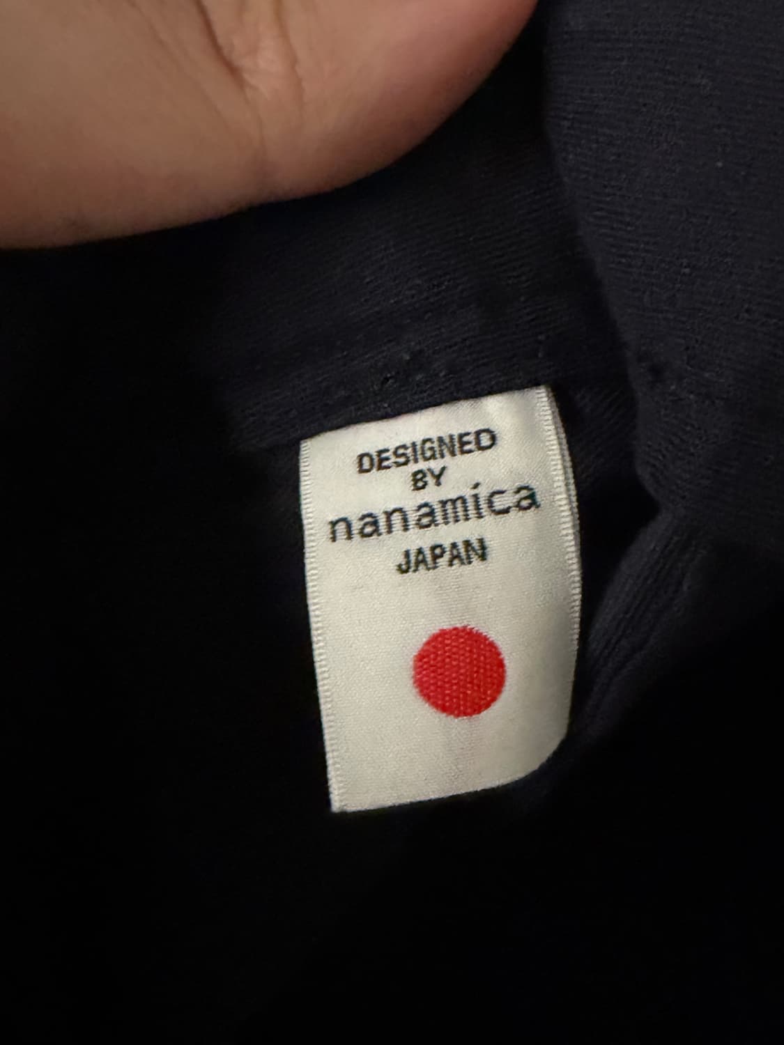 나나미카 와이드치노팬츠 네이비 34 상품이미지3