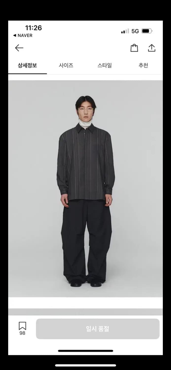 [L] 아모멘토 코튼 나일론 퍼티그 팬츠 상품이미지1