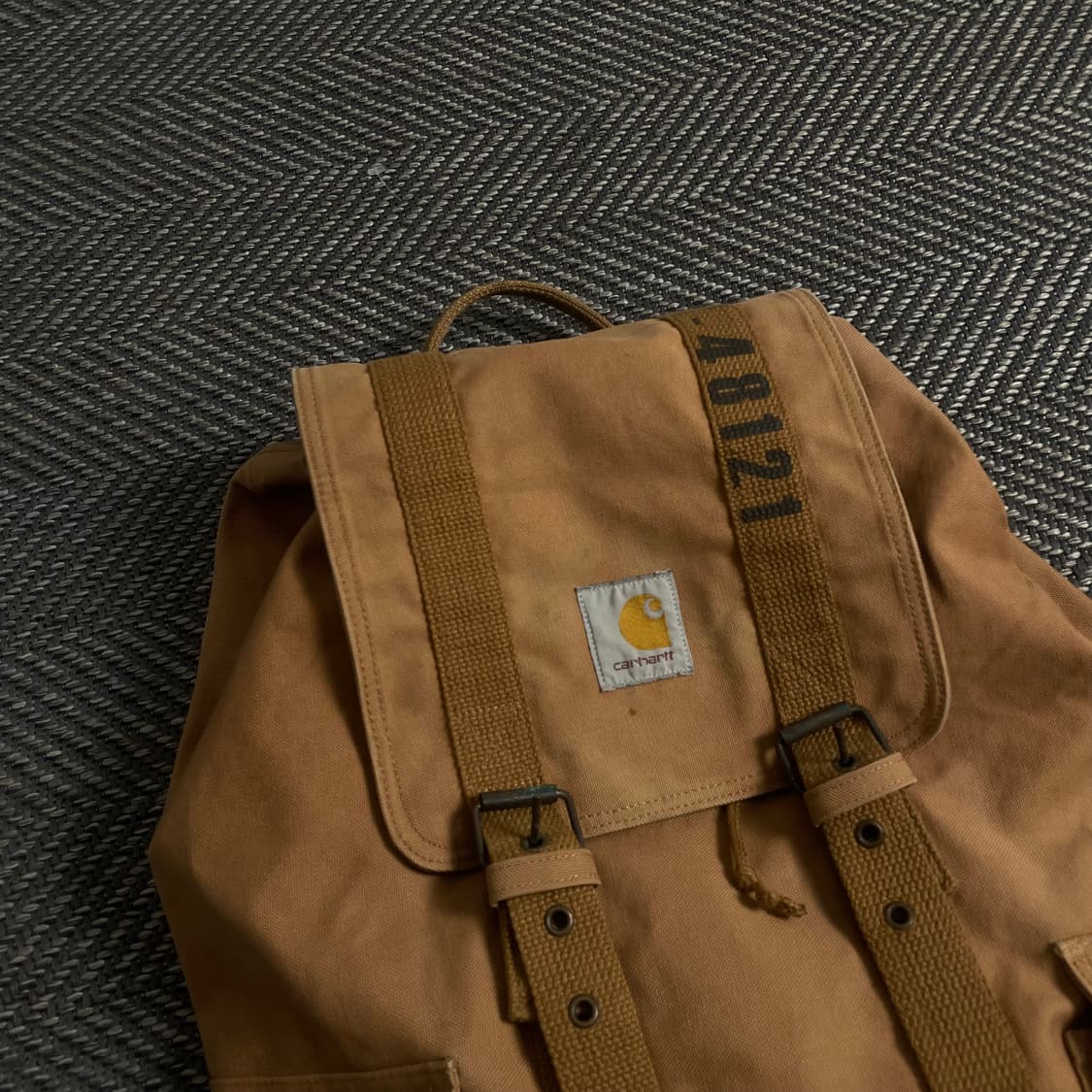 90s 칼하트 USA 오리지날 트램프 캔버스 백팩o 3566 상품이미지3