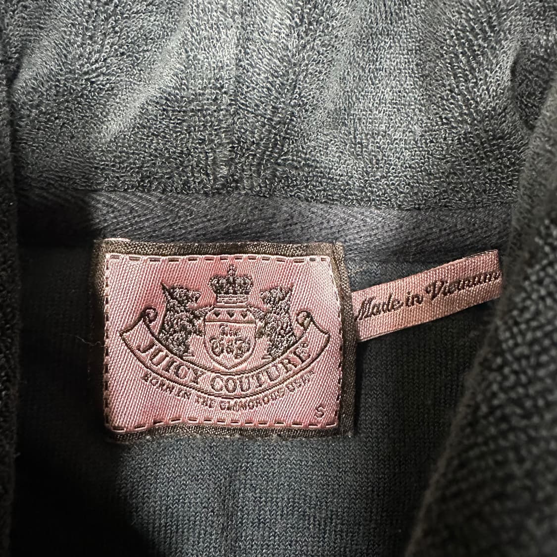 ✨ (바배) 쥬시 꾸뛰르 Y2K 벨벳 후드 집업  상품이미지3