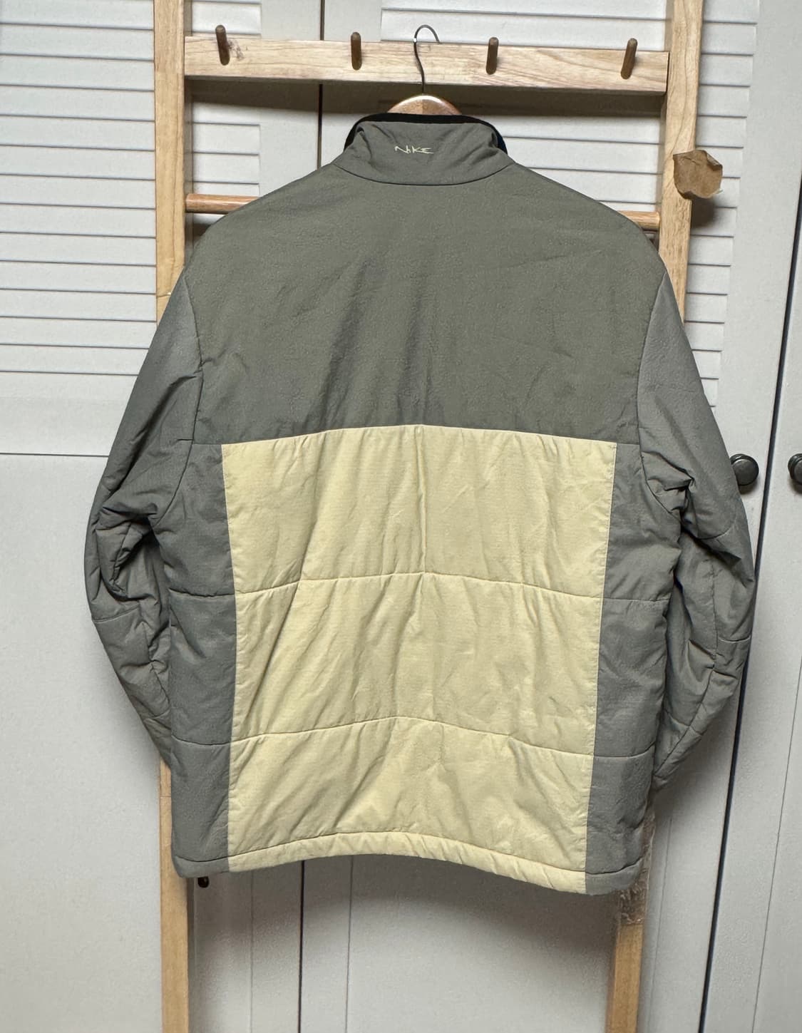 나이키 카키 올드스쿨 y2k 초경량 점퍼 자켓 상품이미지3