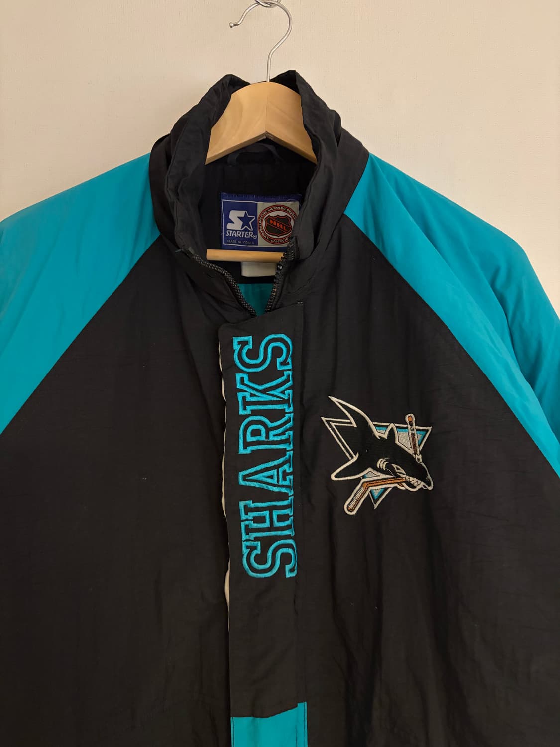 90s Starter San jose Sharks Jacket 상품이미지2