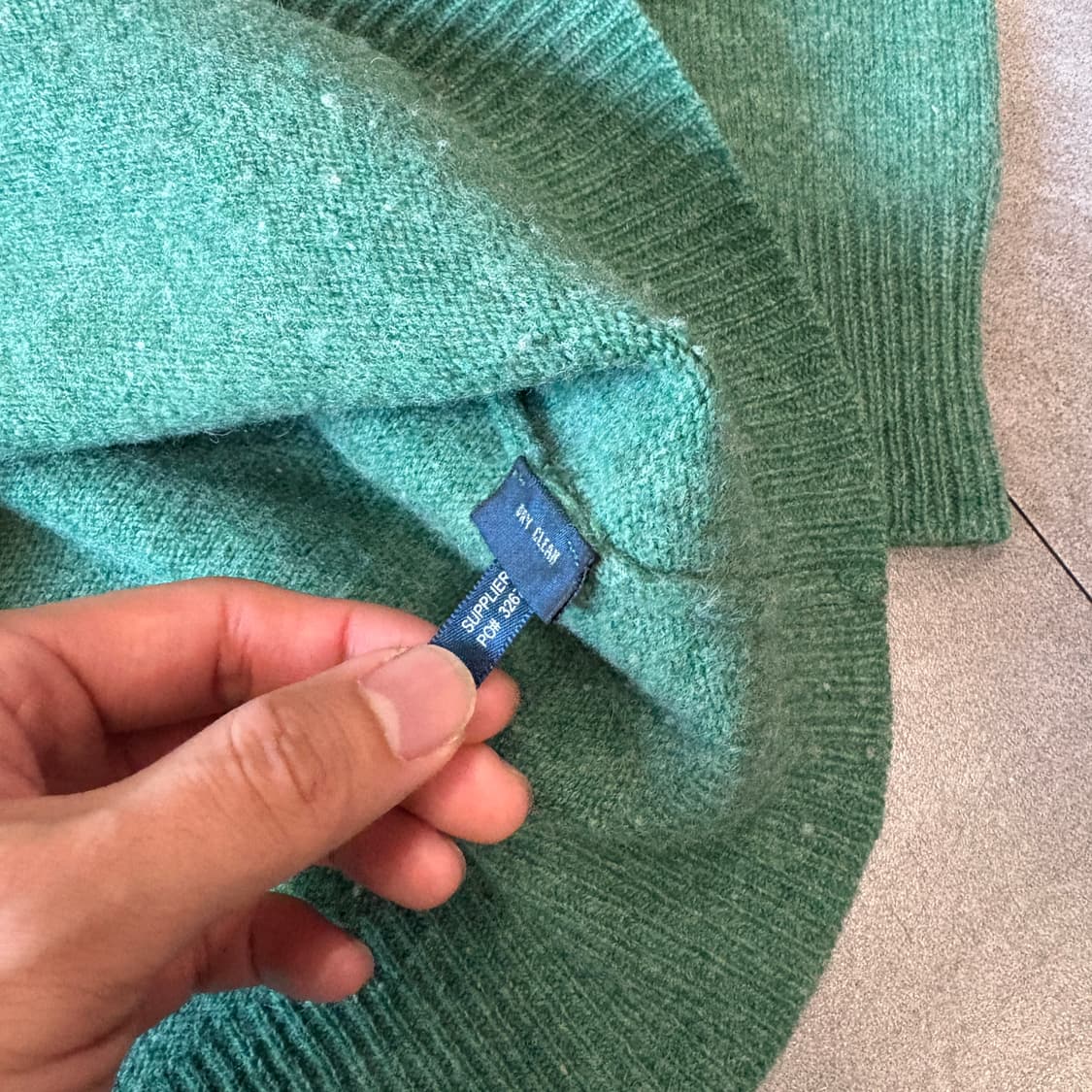 폴로 정품 그린 렘스울 니트 상품이미지6