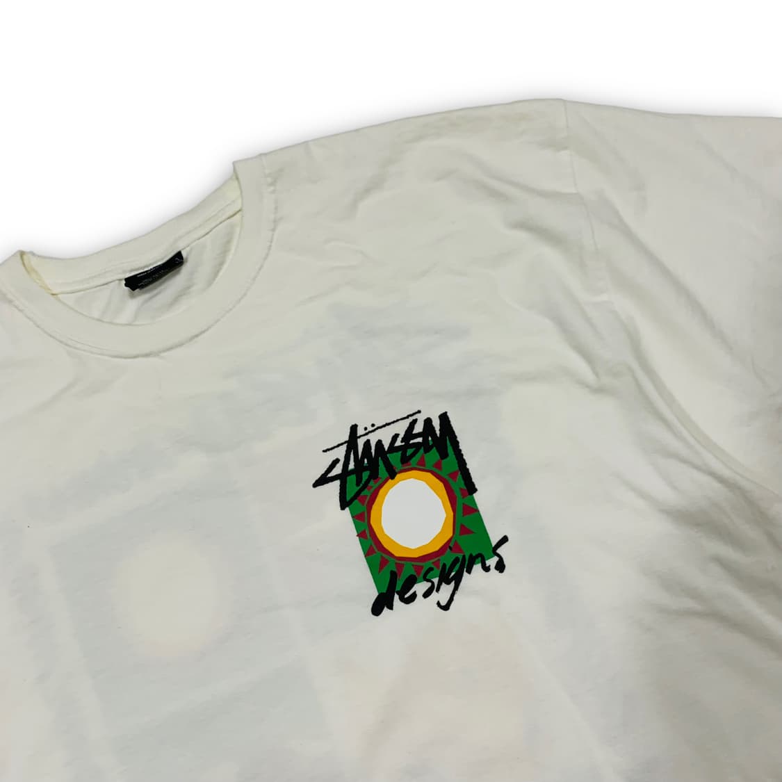 스투시 식스 픽쳐 투어 화이트 반팔 티셔츠 상품이미지4