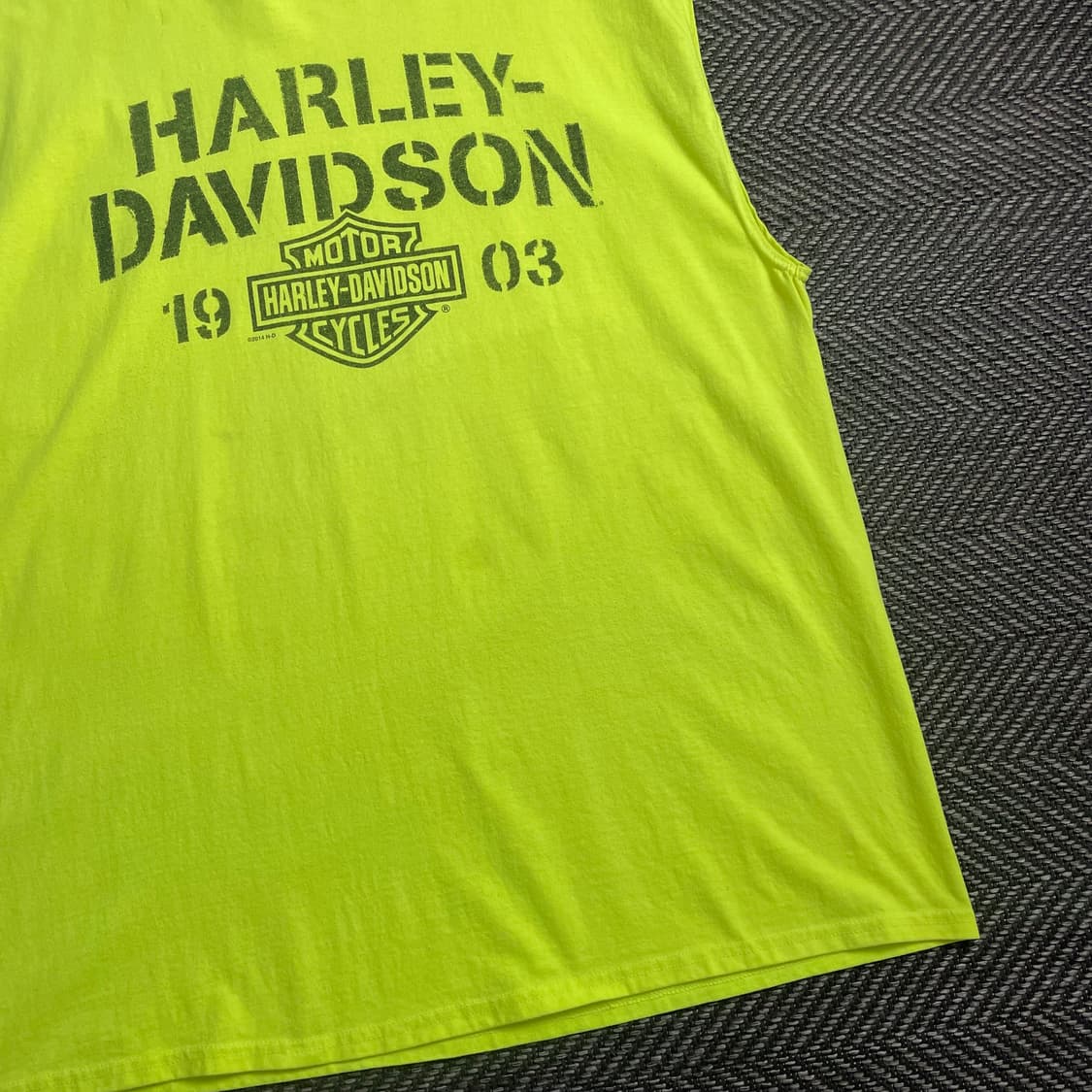 할리데이비슨 빅로고 올드스쿨 박시핏 슬리브리스o 4639 상품이미지2