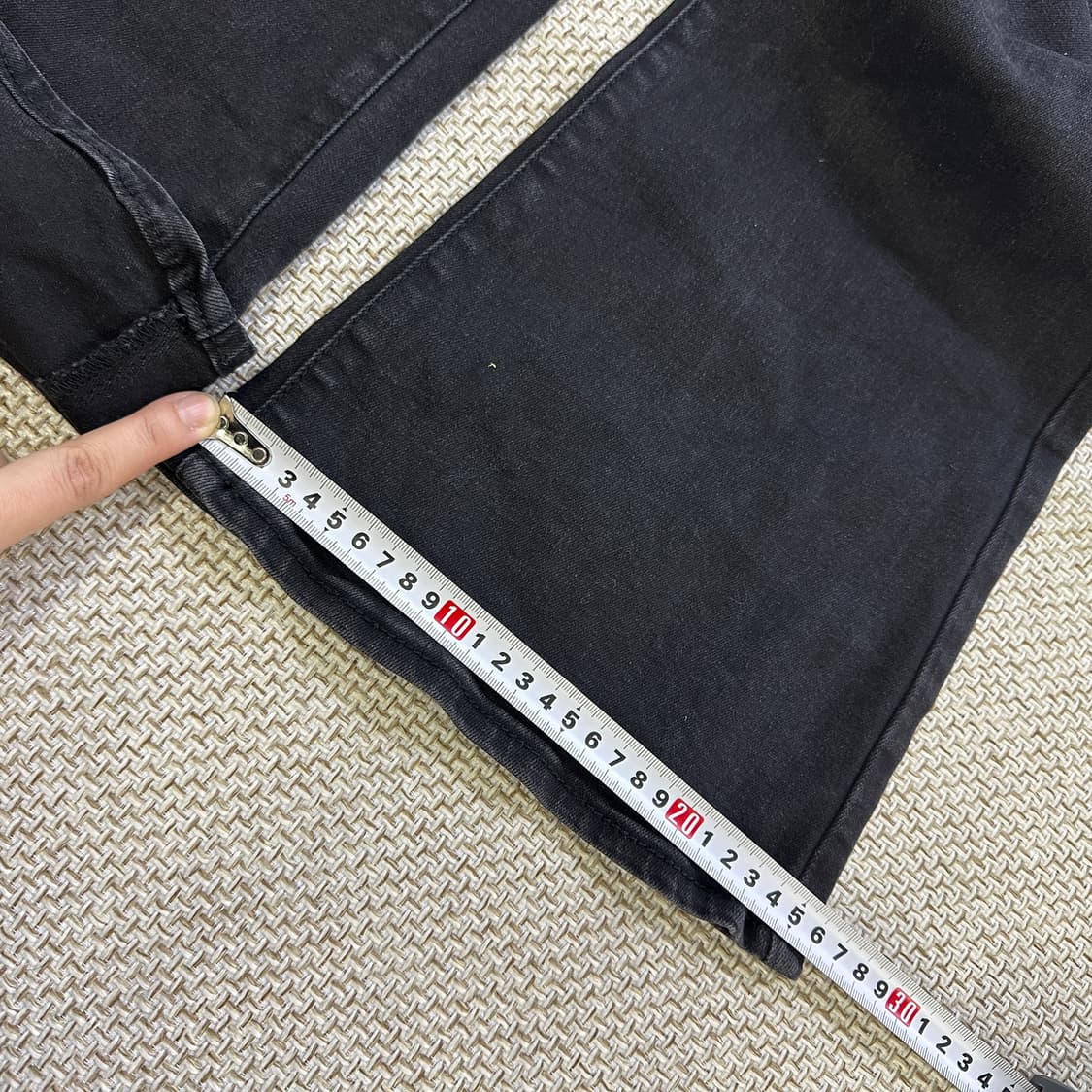 70 게스 블랙 진 부츠컷 팬츠 0401D 상품이미지8