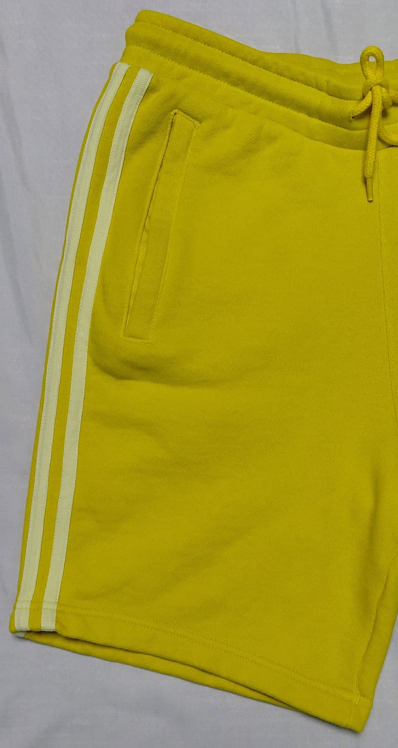 [M] 아디다스 오리지널스 3-스트라이프 스웨트 반바지 옐로우 상품이미지2