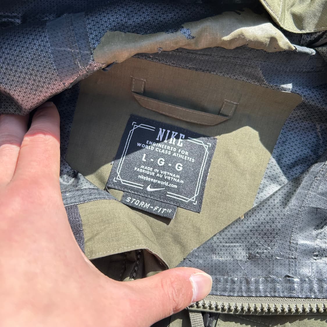 나이키(NIKE)그린 스톰핏 자켓 상품이미지4