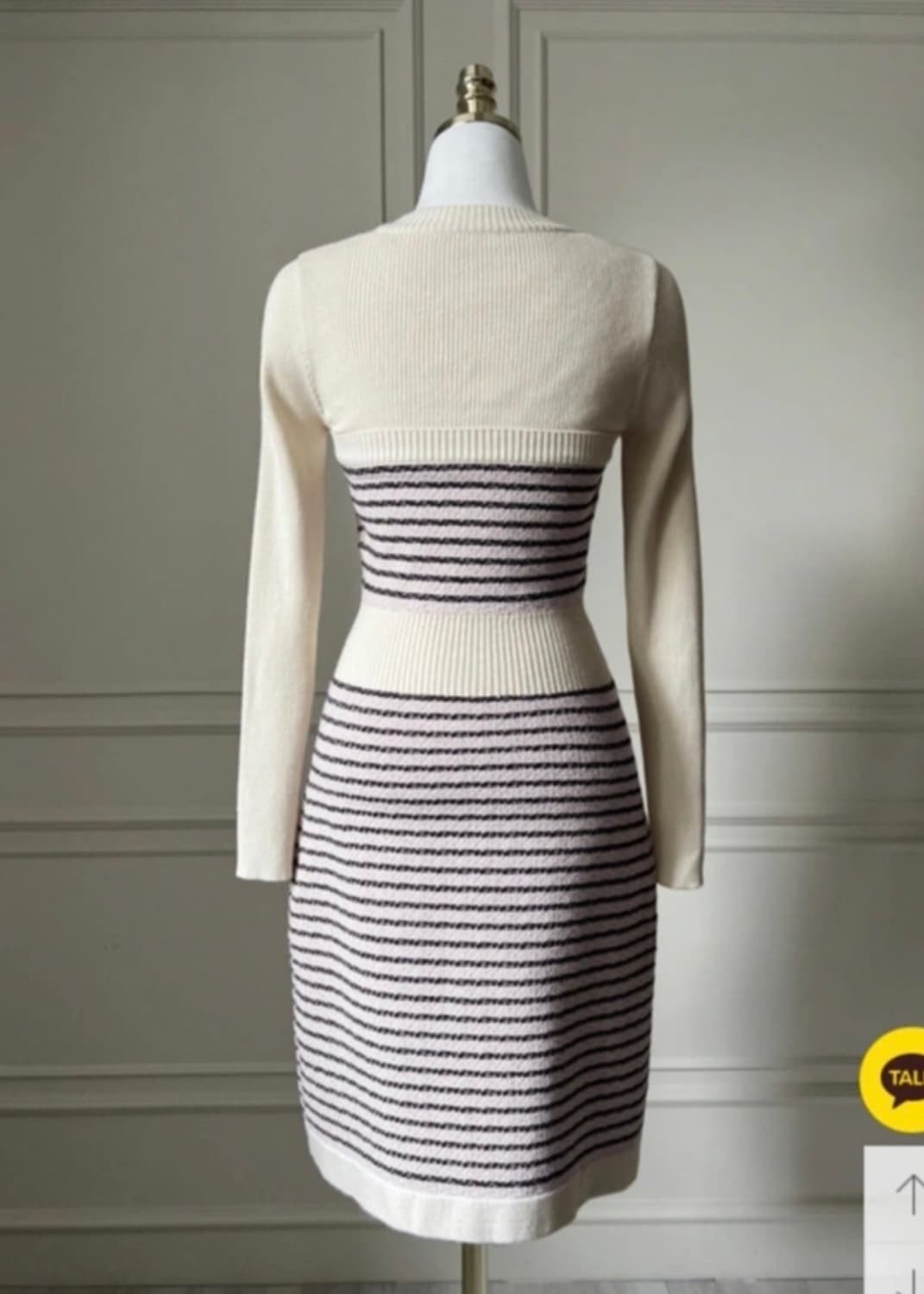 아옳이 브랜드 로아르 마이멜로디 니트 원피스 나들이룩 하객룩 상품이미지2