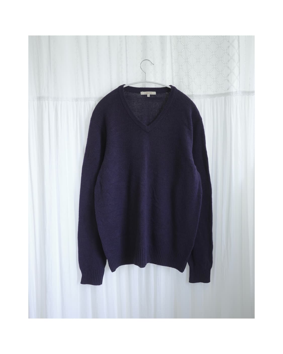 Lambswool deep purple knit 상품이미지3