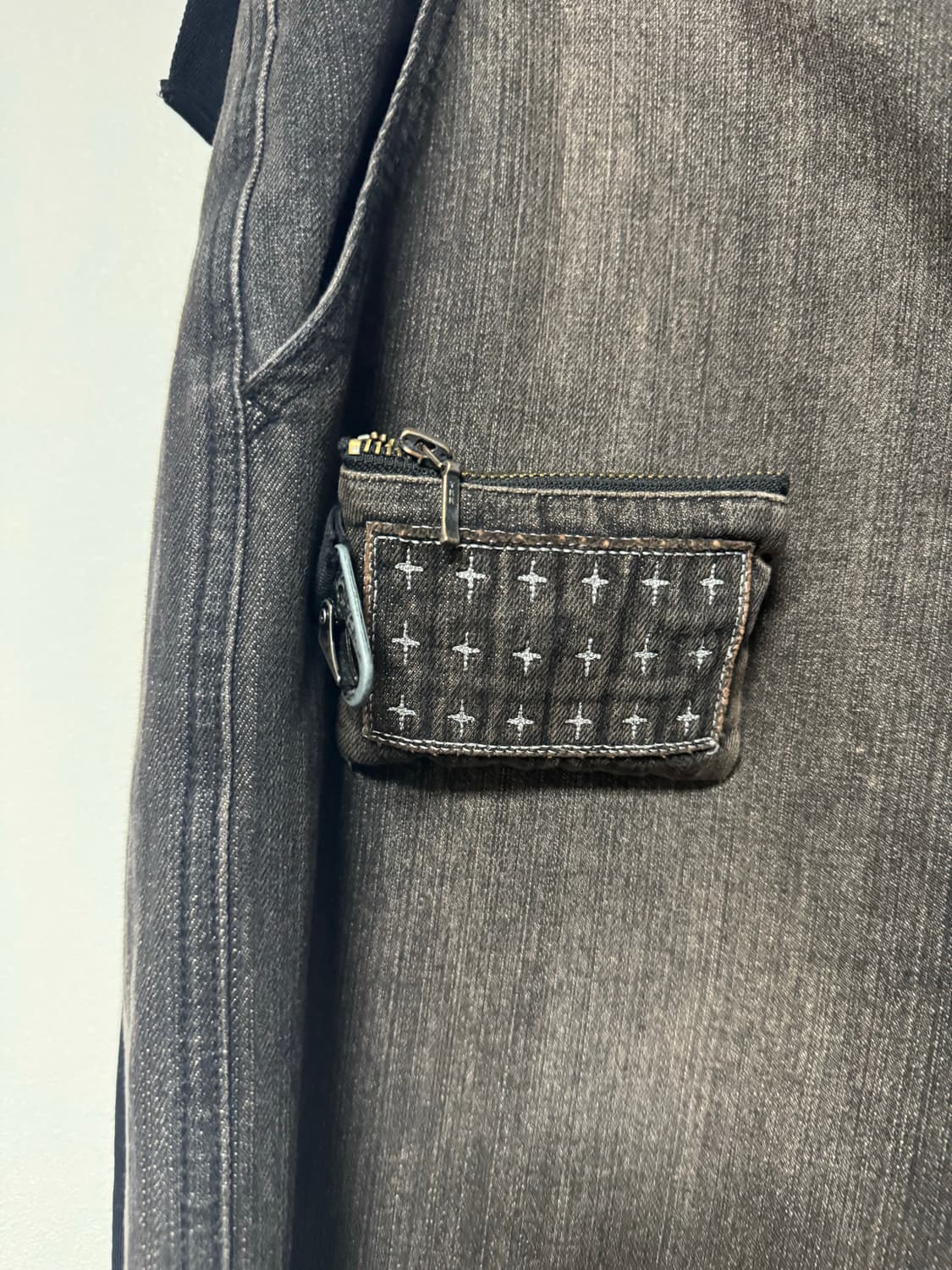 카락터 월렛 데님 팬츠 ( + 카락터 패치워크 지갑 포함) 상품이미지2