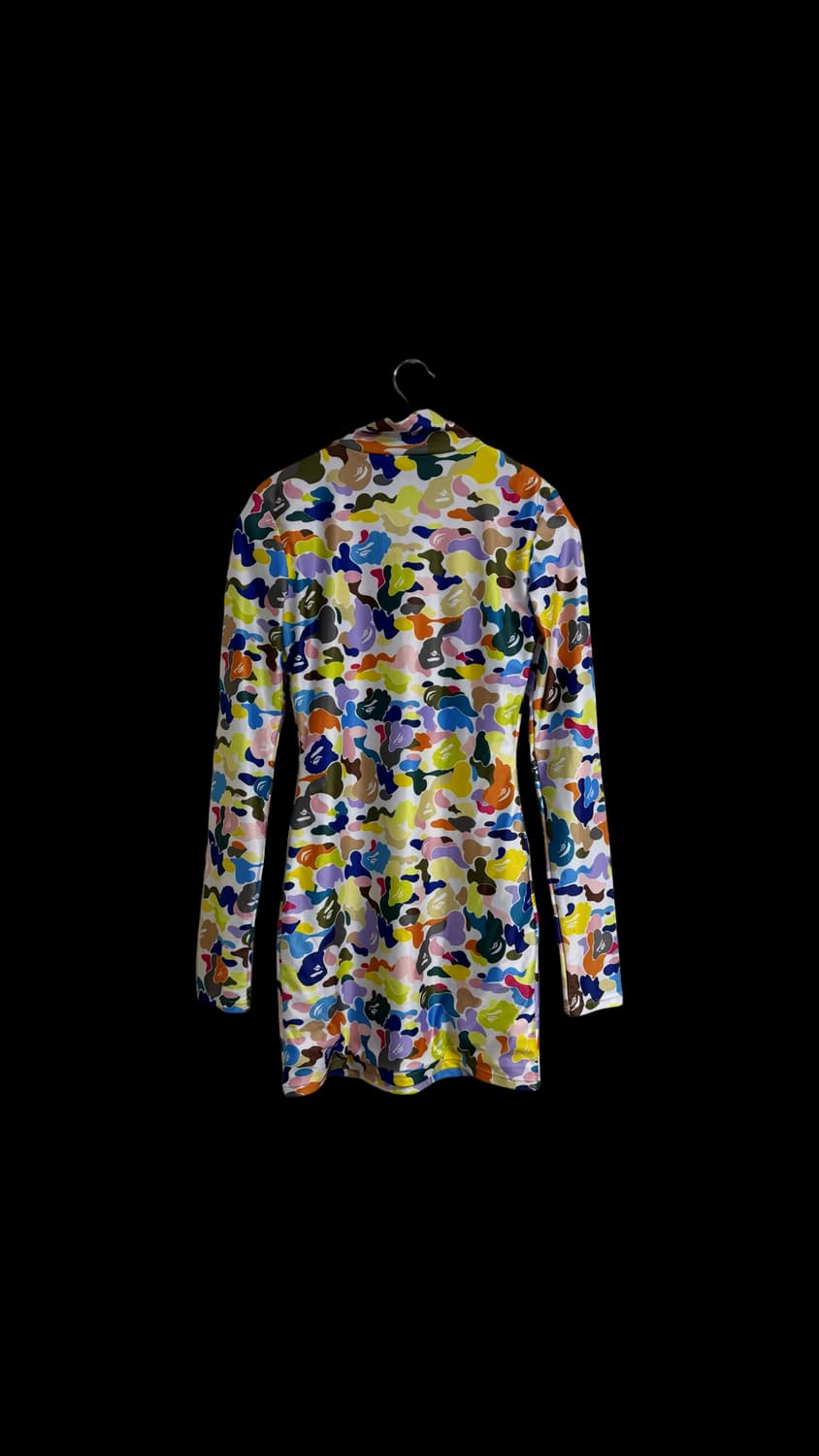 베이프 멀티카모 터틀넥 원피스 상품이미지2