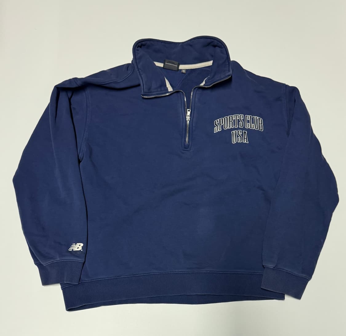 뉴발란스 22년도 스포츠클럽 반집업 맨투맨 XL 상품이미지1