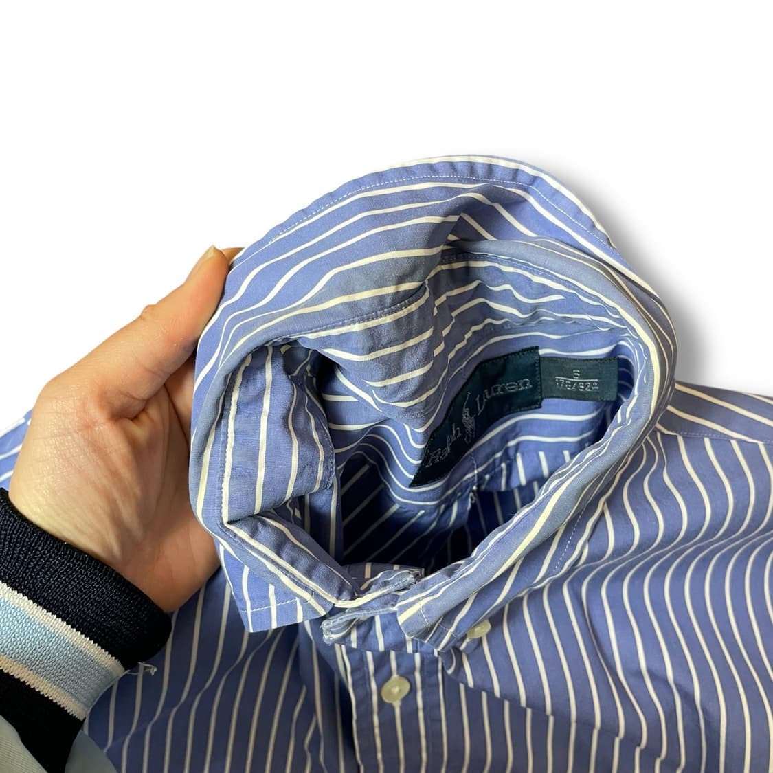 폴로 랄프로렌 스트라이프 긴팔 셔츠 S 상품이미지5