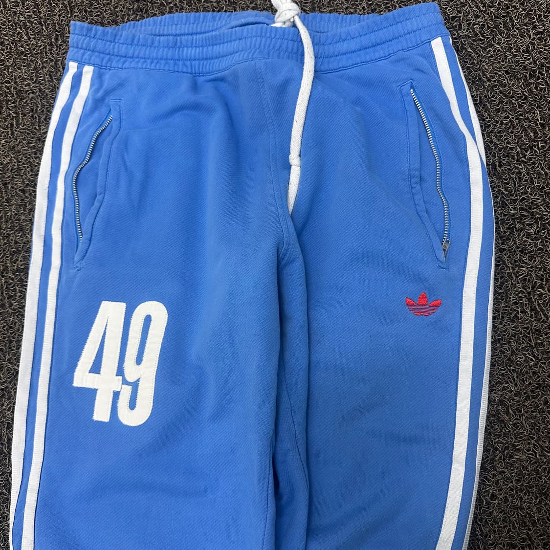 아디다스 49 트레이닝복 운동복 바지 블루 95사이즈 상품이미지3