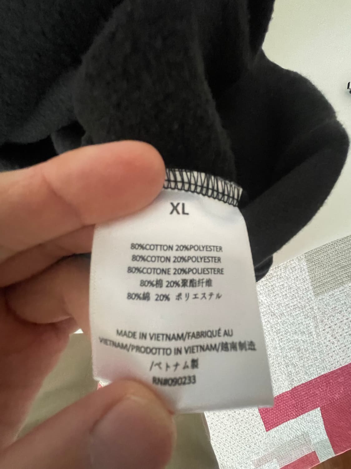 피오갓 에센셜 맨투맨 XL 코어컬렉션 블랙 상품이미지3