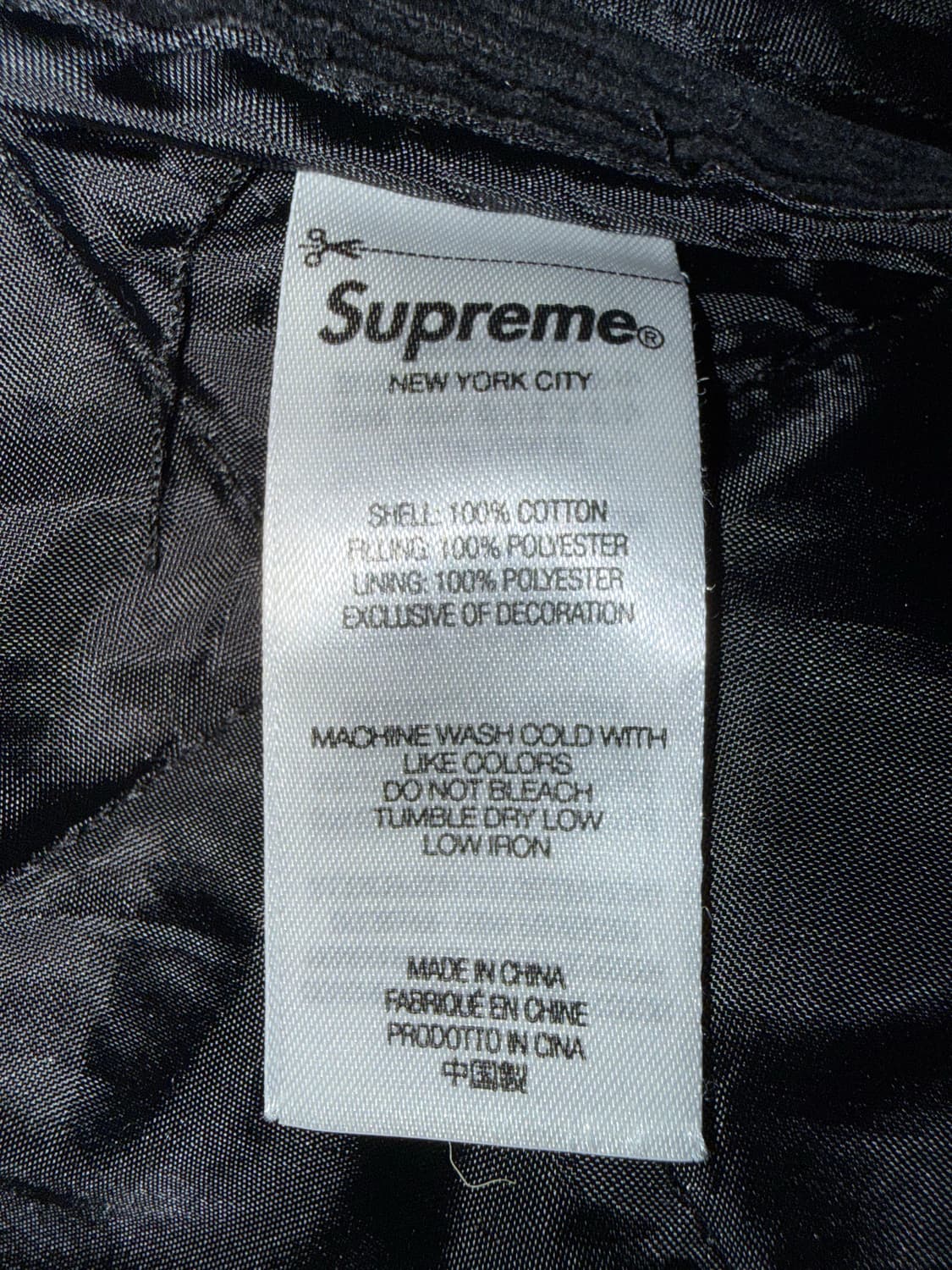 [S]슈프림 퀼티드 코듀로이 셔츠 블랙 상품이미지5