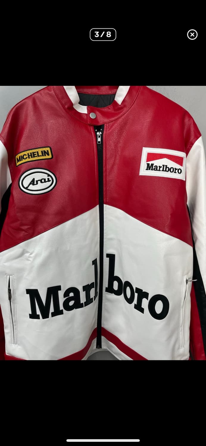 말보로 바이크 가죽자켓 A3114 상품이미지3
