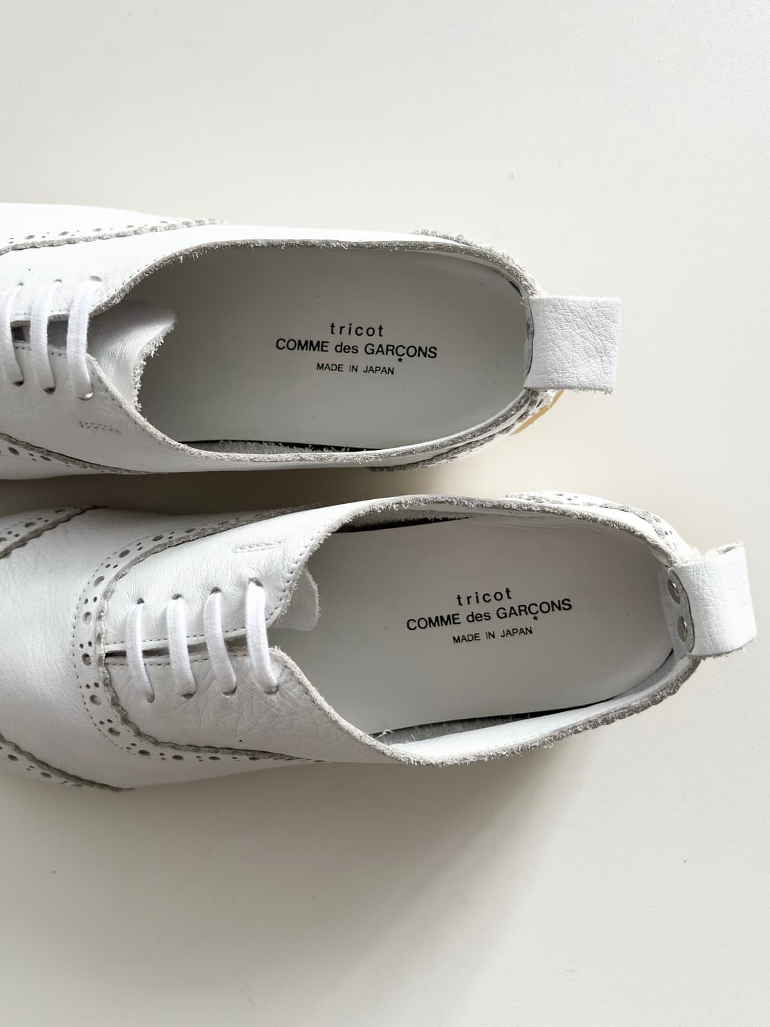 트리코 꼼데가르송 브로그 레더 스니커즈  상품이미지3