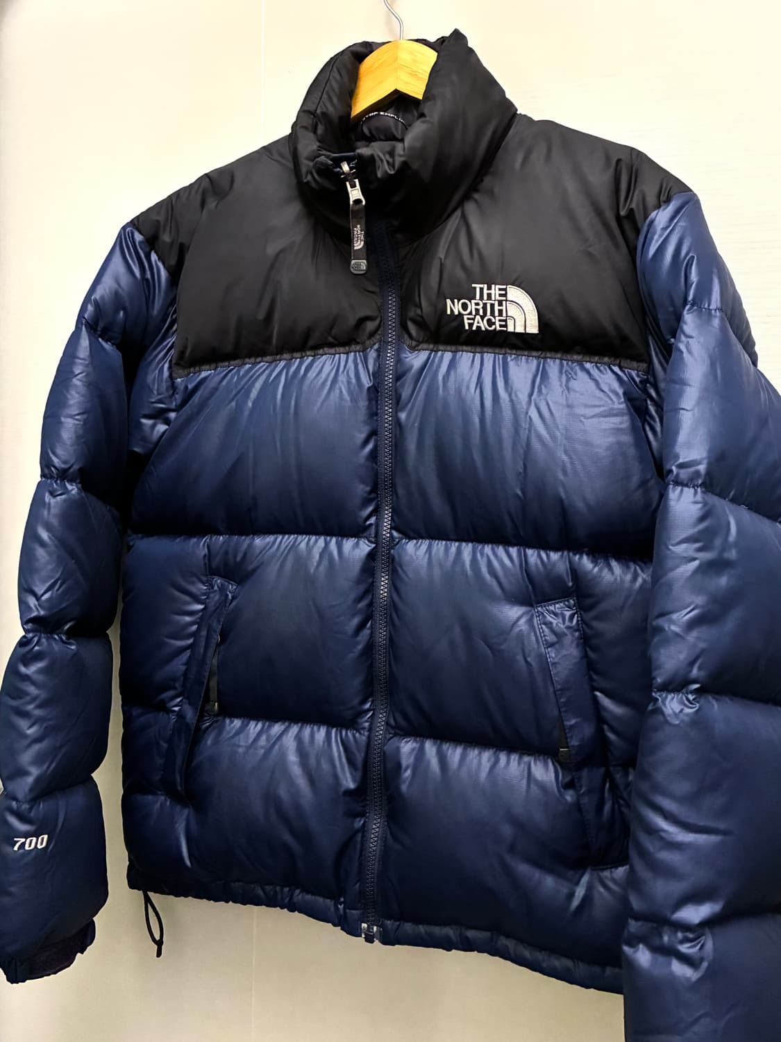 (S/97)노스페이스 1996 골드윈 레트로 눕시 패딩 700 네이비 상품이미지3