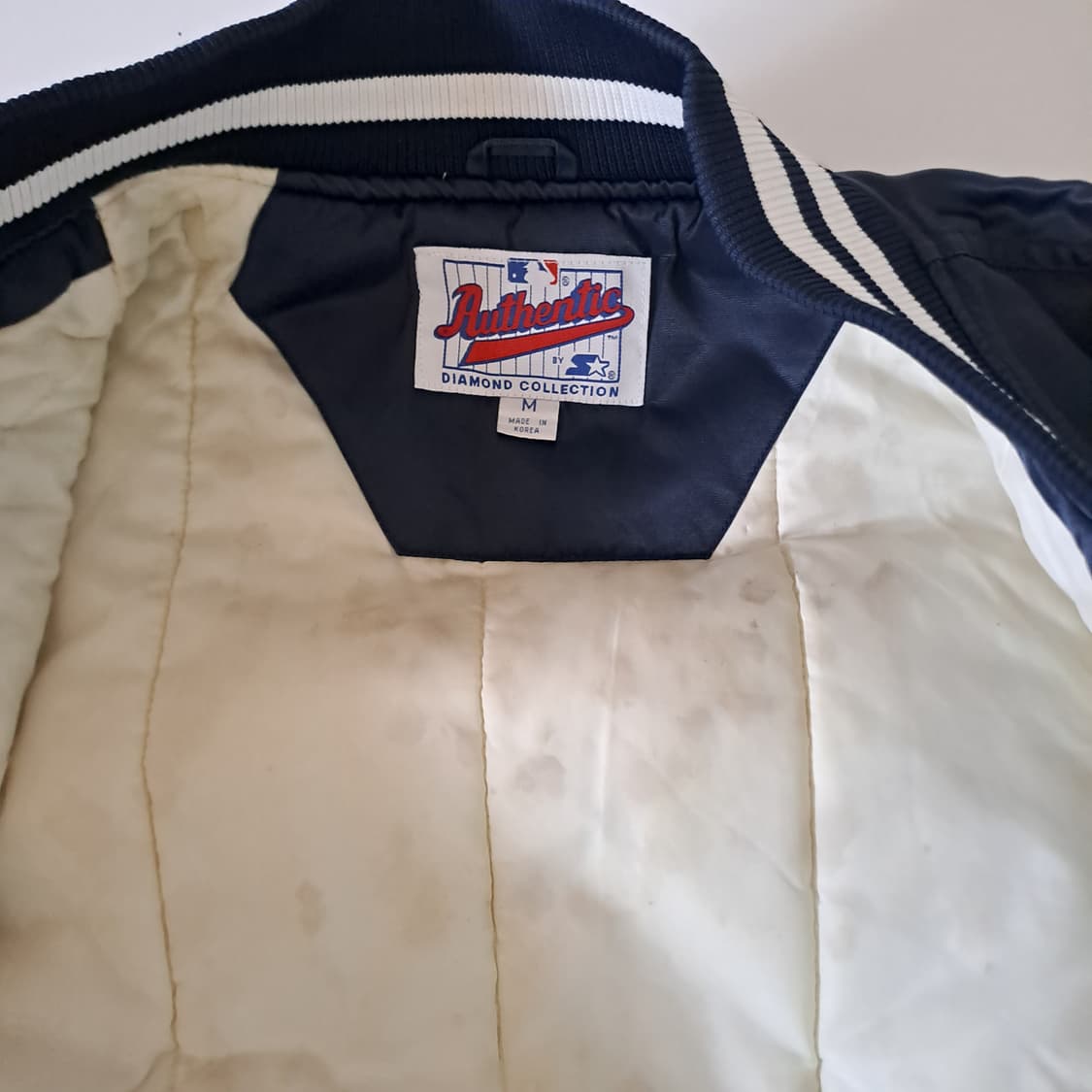 (택포) 스타터 뉴욕양키즈 스타디움 봄버 점퍼 자켓 M B106 상품이미지7