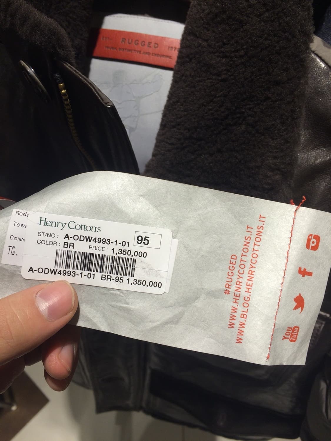 Henry Cotton’s Regged Down Jumper -48- 상품이미지10