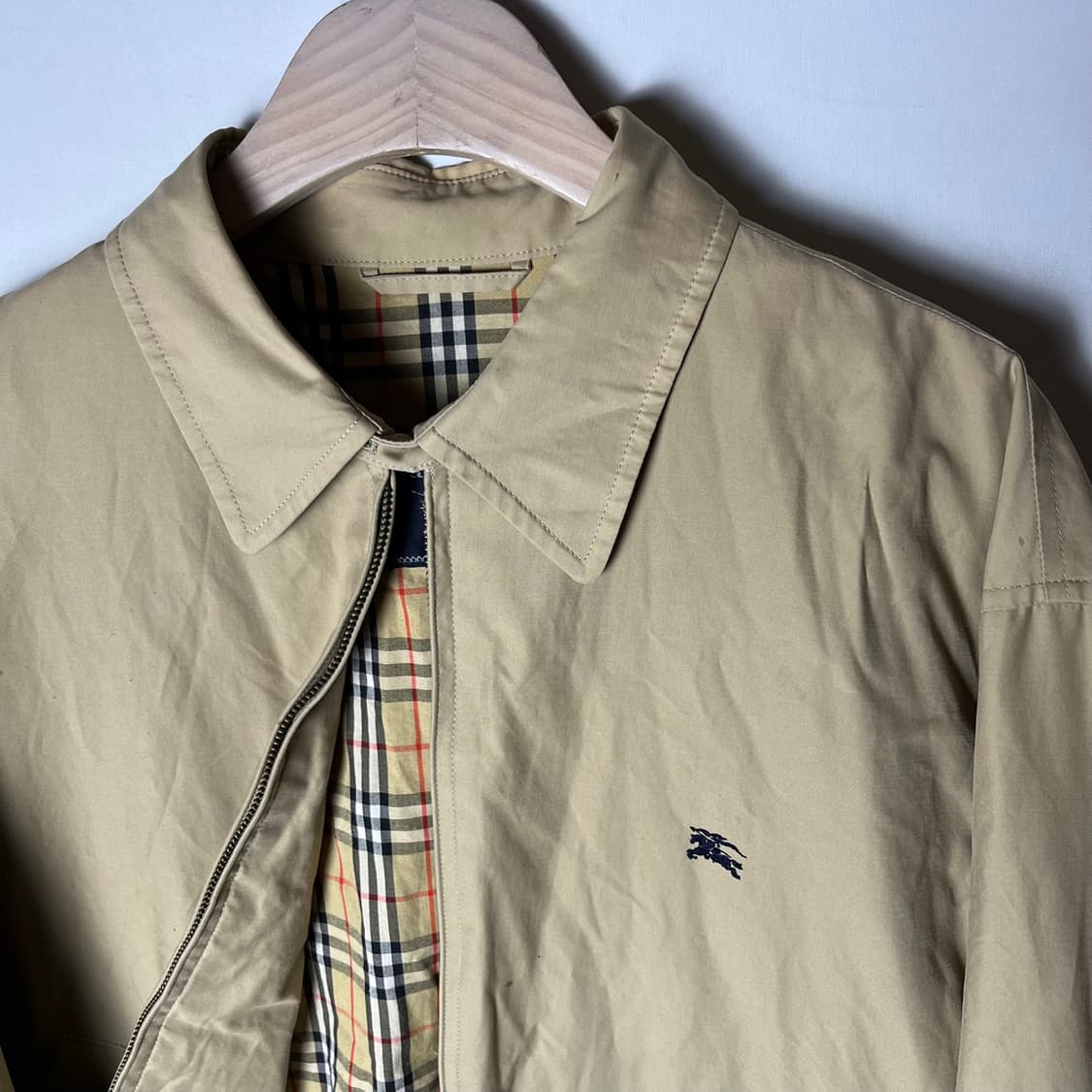 [Burberry] 00's 버버리 재팬 헤링턴 블루종 자켓 상품이미지2