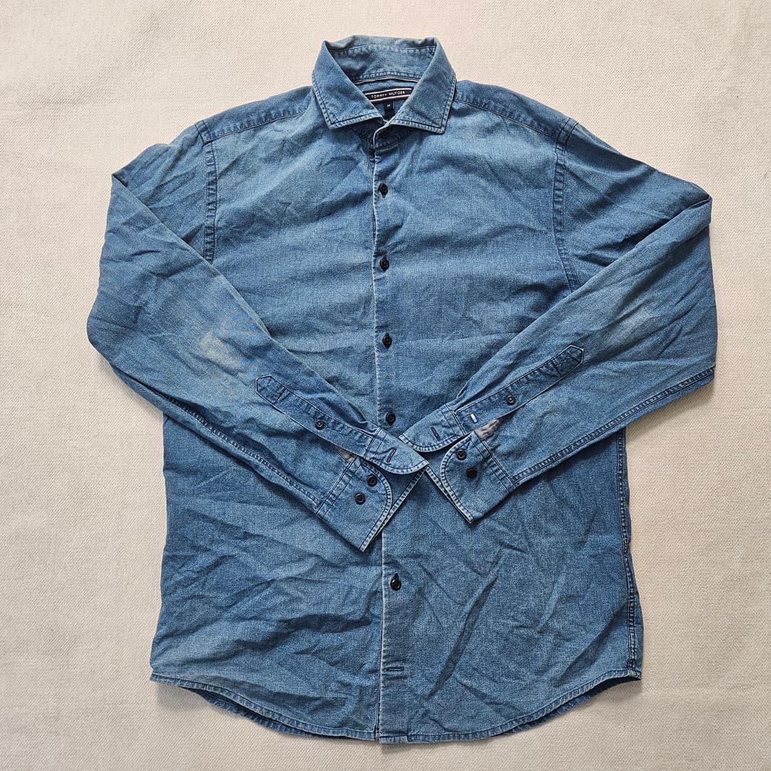 M 타미힐피거 데님 코튼 셔츠 0310Y 상품이미지1