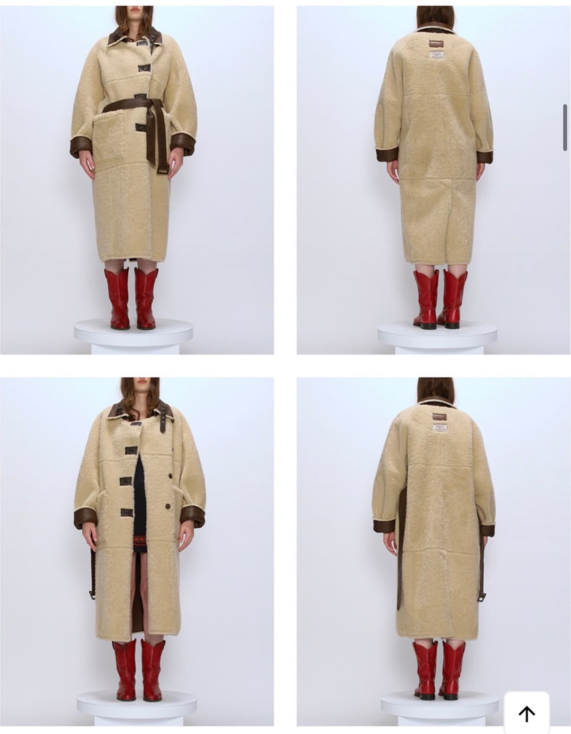 인스턴트펑크 20FW 리버시블 무스탕 M사이즈 (10회 미만 착용) 상품이미지4