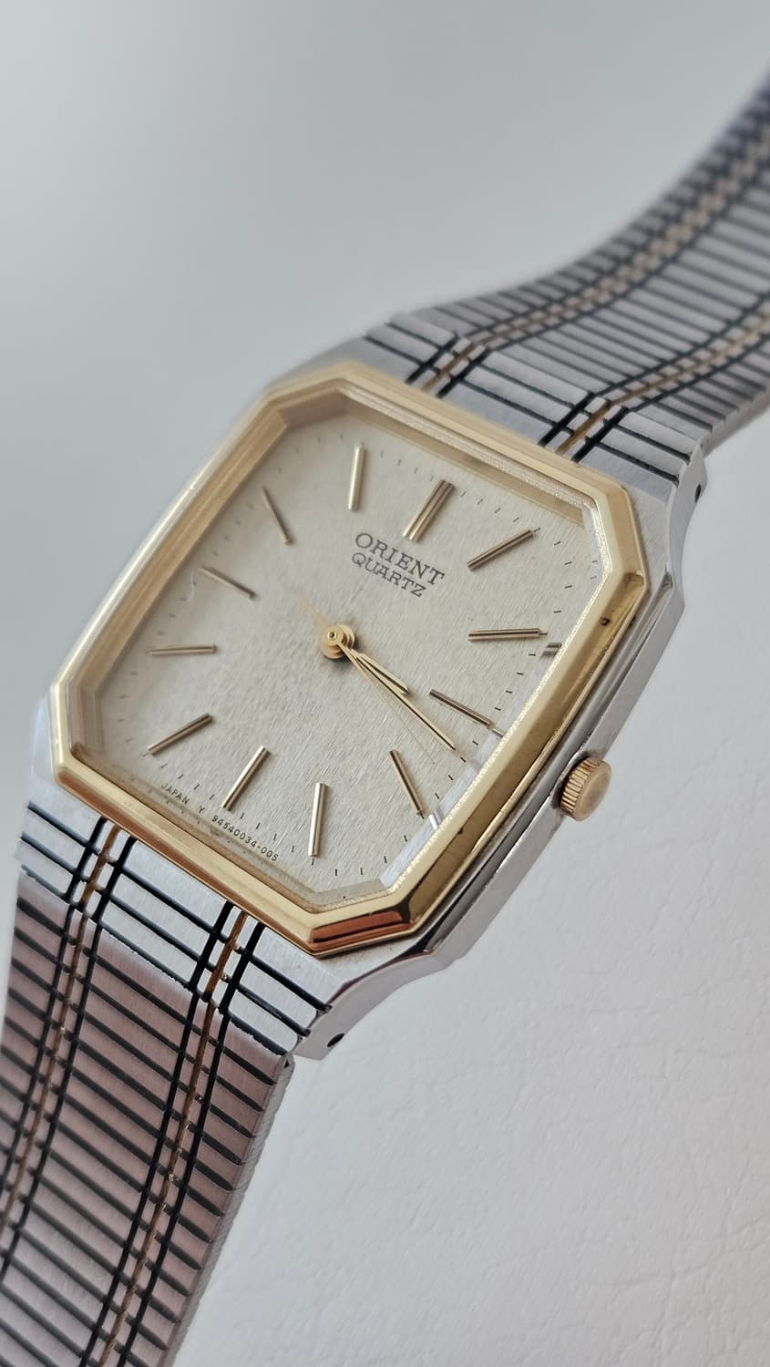 오리엔트 쿼츠 빈티지 메탈시계 상품이미지3